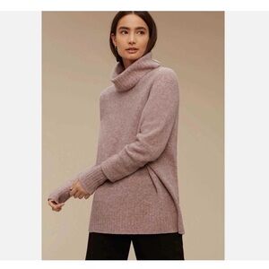 Aritzia Babaton Plutarch Sweater Soft Mauve Alpaca